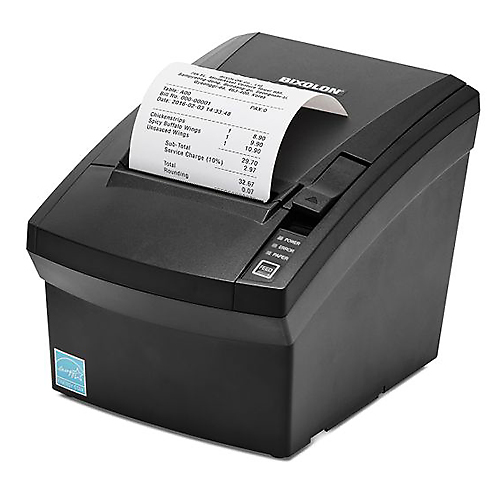 BIXOLON SRP-330II - USB + RS232 - rezačka + zdroj - Termálna Tlačiareň, čierna