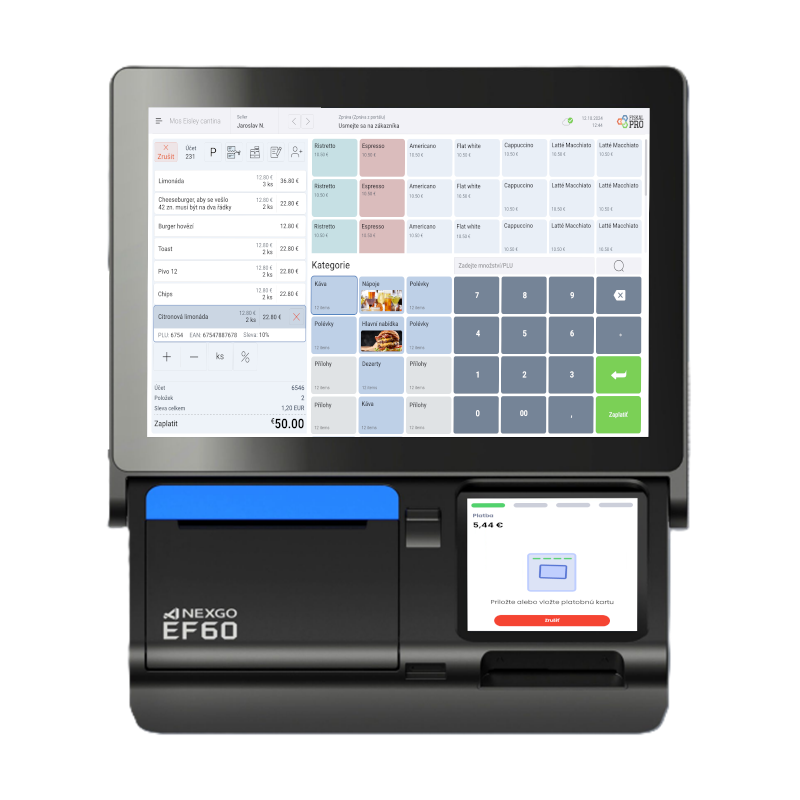 FiskalPRO EF60 otvorene