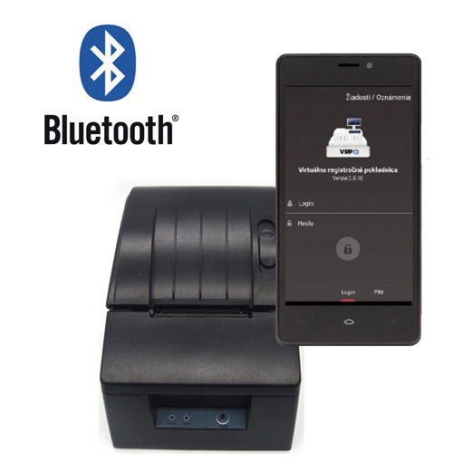 Tlačiareň ExVAN ST58 USB + Bluetooth pre tlač z VRP - virtuálna registračná pokladnica