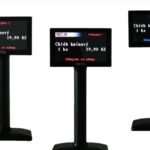 Náhrada za VFD displej. Farebný TFT alfanumerický zákaznícky displej 5 "800x480 s komunikačným protokolom VFD displeja. Režim 2x20 alebo 4x20 znakov. Napájanie cez USB (nepotrebuje externý napájací zdroj).