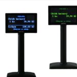 Náhrada za VFD displej. Farebný TFT alfanumerický zákaznícky displej 5 "800x480 s komunikačným protokolom VFD displeja. Režim 2x20 alebo 4x20 znakov. Napájanie cez USB (nepotrebuje externý napájací zdroj).