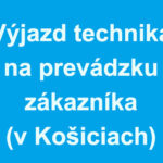 Vyjazd technika na prevazku-Kosice