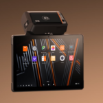 ExVAN P3 MIX eKasa 3v1 platobný terminal, tlačiareň, tablet s platobnou kartou predna strana